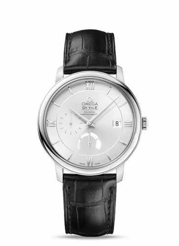 Omega De Ville Prestige Co-Axial 39.5 Power Reserve Stainless Steel / Silver 424.13.40.21.02.001 (42413402102001)